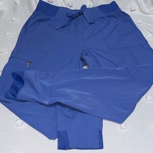 Adar scrub pants Ceil Blue Cargo Yoga Jogger size XL size 18/20